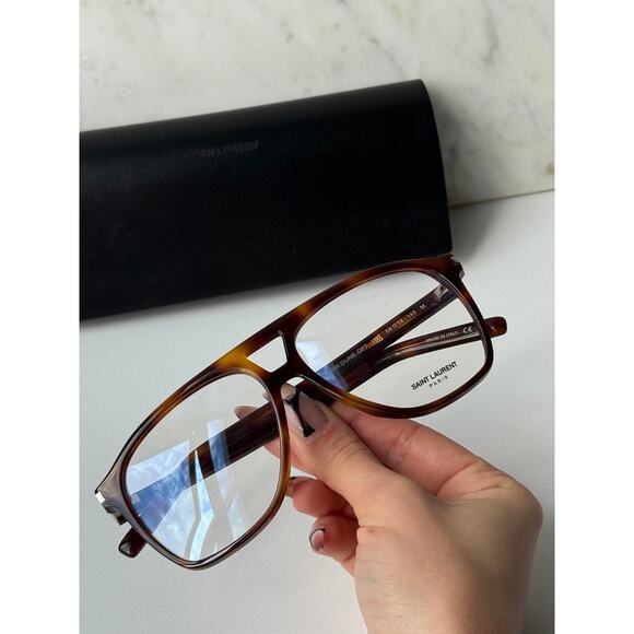 NEW Saint Laurent SL596 Dune Opt Frames in Havana Brown main image 7